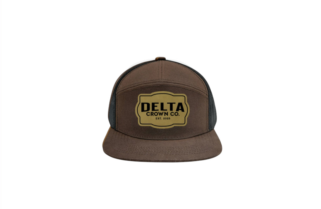 Dark brown 7 panel